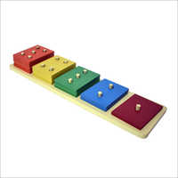 Wooden Square Educational Board