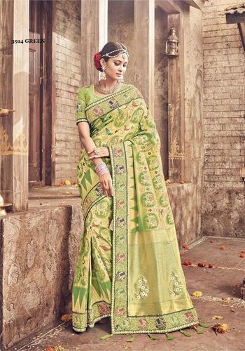 Heavy Bridal Party Wear Saree