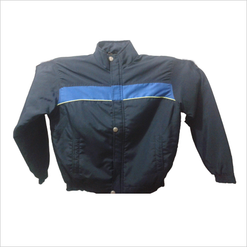 Outerwear Jackets - Polyester Blend Black & Blue Color | Elastic String Adjust Bottom Full Sleeves for Men
