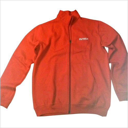 Corporate Sweatshirt - Cotton, [M, L, XL, XXL] Size, Orange Color, Long Sleeves | Washable, Plain Pattern for Winter Wear