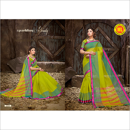 Mix Color Cotton Saree