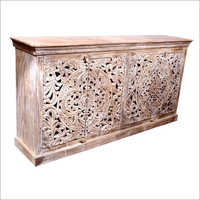 White Jiksha Side Board