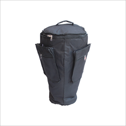 Portable Djembe Bag - Metti Material, Customizable Size, Multicolored Design | High Pile Plush Lining, Flexible Handle & Shoulder Strap, Zipper Closure Pockets