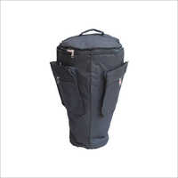 Portable Djembe Bag - Metti Material, Customizable Size, Multicolored Design | High Pile Plush Lining, Flexible Handle & Shoulder Strap, Zipper Closure Pockets