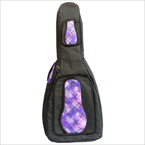 Multiple Pocket Guitar Bag - Polyester Material, Customized Sizes, Multicolored Options | Durable Zipper Closure, Includes Pockets for Accessories