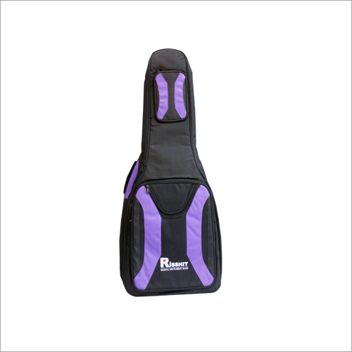 Multiple Pocket Designer Guitar Bag - Metti Material, Custom Size, Multicolored | Adjustable Shoulder Strap, Multiple Pockets For Accessories, Zipper Closure