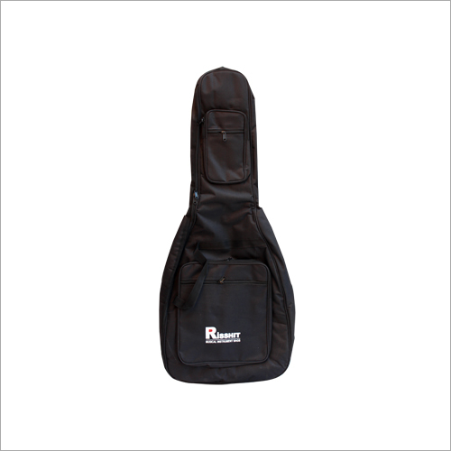 Portable Acoustic Guitar Bag - Polyester Fabric, Customizable Sizes, Multicolored Options | Adjustable Shoulder Sling, Multiple Accessory Pockets
