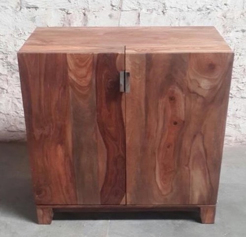 Polish & Lacquered Wooden Bar Cabinet