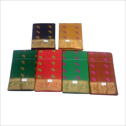 Kota Cotton Saree - Cotton Silk Fabric, Elegant Indian Style Saree for Traditional Occasions