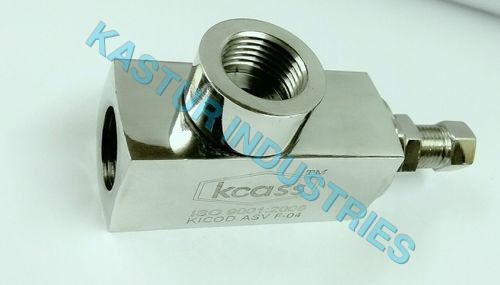 Female Angle Type Stainless Steel Safety Valve