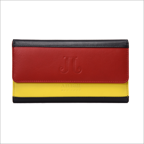 Three Color Ladies Leather Purse