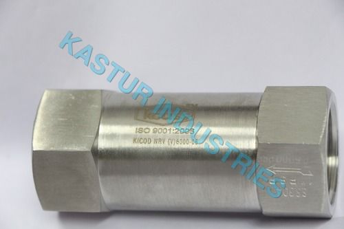 High Pressure Stainless Steel Non Return Valve