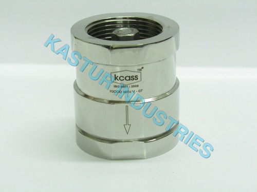 STAINLESS STEEL NON RETURN VALVE VERTICAL