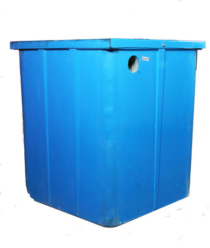 Pre-Fabricated FRP Bio Digester Tanks Blue