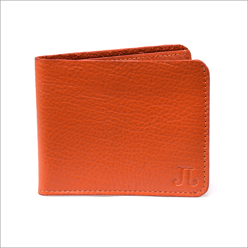 Orange Leather Wallet