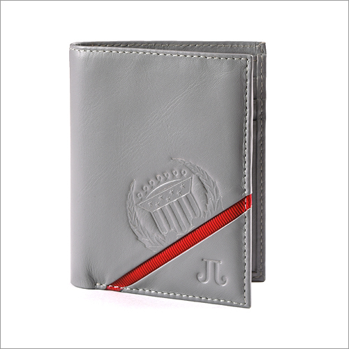Cool Grey Mens Leather Wallet