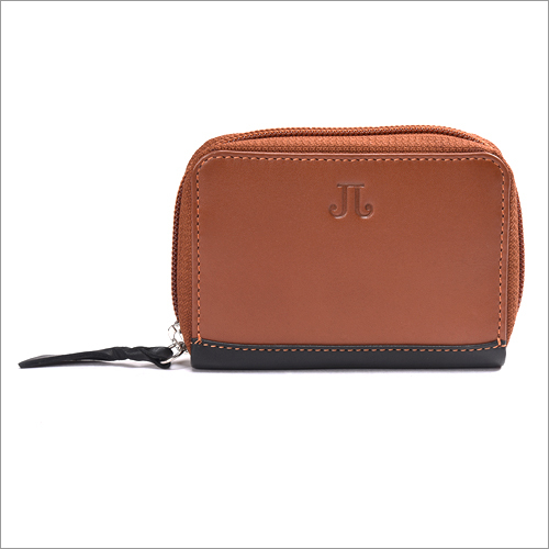 Tan Leather Hand Wallet