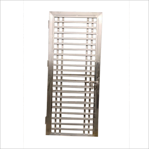 Stainless Steel Door - Polished Finish, Silver Color | High Humidity Resistance, Security Features, Aeration Functionality, Multiple Styles Available