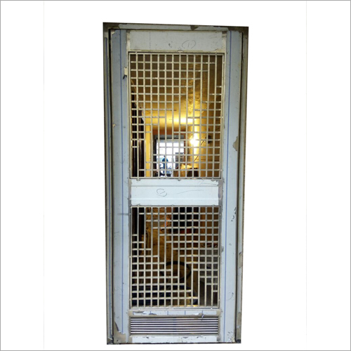Designer Stainless Steel Door - Polished Finish, Silver Color | Continuous Ventilation, Corrosion and Scratch Resistant, Vibrant Designs