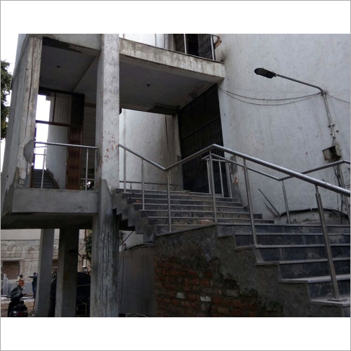 Stainless Steel Railing - Silver Finish, Easily Assembled Modern Design | Anti-Corrosive, High Strength, Weather Resistant
