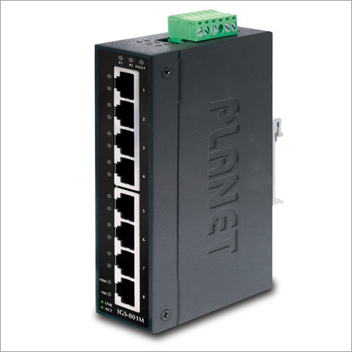 8 Port Industrial Gigabit Ethernet
