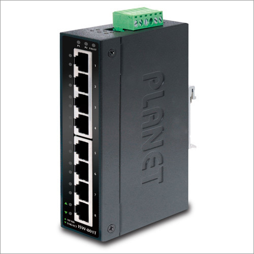 8-Port 10-100Mbps Industrial Fast Ethernet Switch