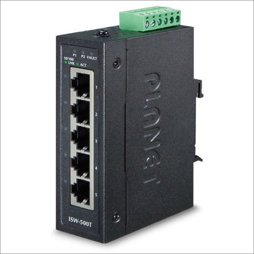 5-Port 10-100TX Compact Industrial Ethernet Switch