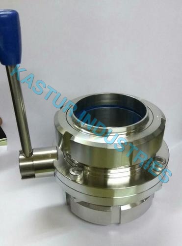 SMS TYPE STAINLESS STEEL BUTTERFLY VALVE