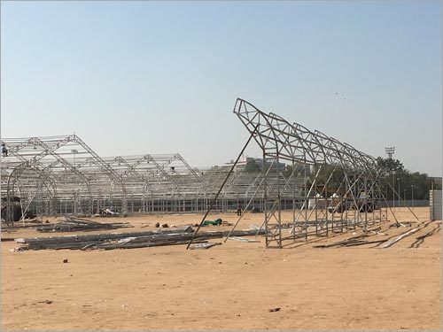 Structure Errection By SATYAM STEEL