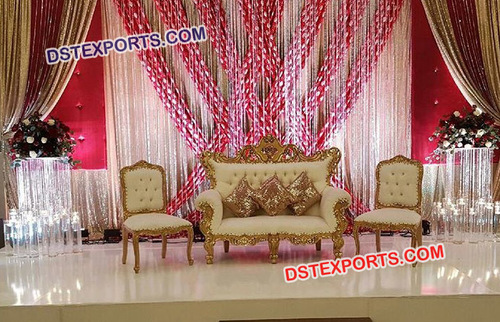 Customized Modern Look Sofa Set For Wedding