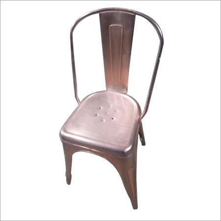 Wrought Iron Copper Plated Tolix Chair