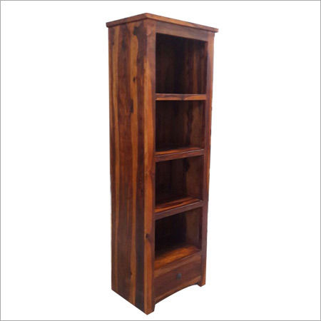 Rosewood Glass Door Book Shelf