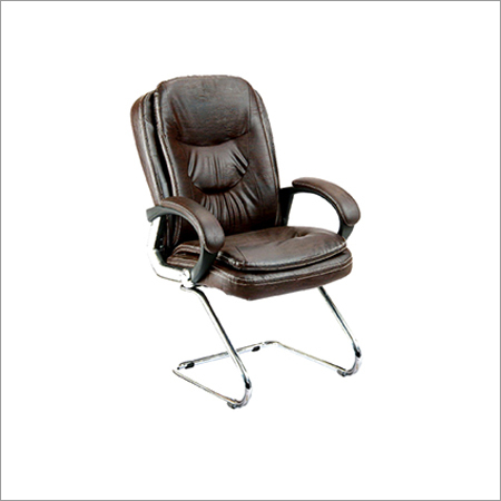 Brown And Silver Director Revolving Chair