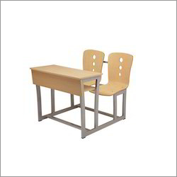 Cream Student Double Desk