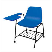 Blue And Black Student Tablet Arm Chair Desk