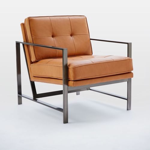 Relaxing Back Leather Armchair