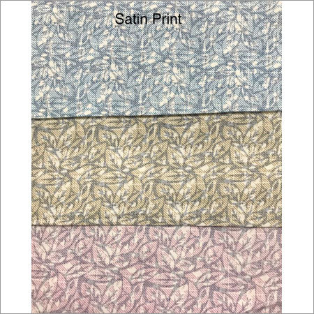 Satin Print Fabric