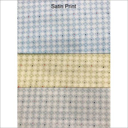Satin Print Fabric