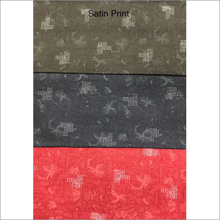 Industrial Satin Print Fabric
