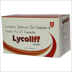 Lycoliff Lycopene Selenium Zinc Sulphate & Vitamin A C E Capsules