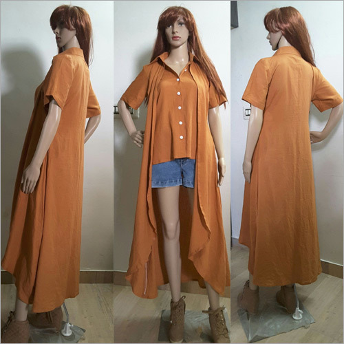 Ladies Long Shrug T Shirt