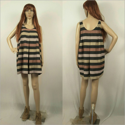 Ladies Box Pleated Dress