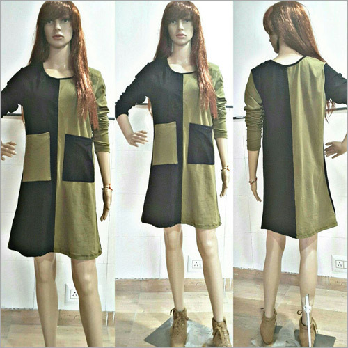 Ladies Dual Color Dress
