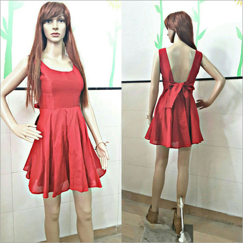 Ladies Red Wine Dress