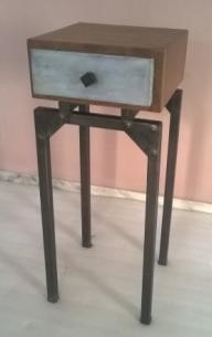 Side Table With Drawer Dimension(L*W*H): 35X40X62 Centimeter (Cm)