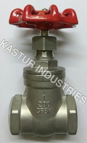 SCREWED END STAINLESS STEEL GATE VALVE