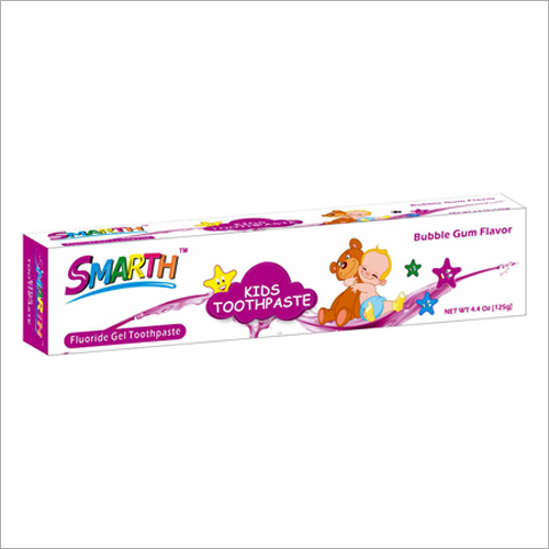 Kids Bubblegum Flavoured Toothpaste Weight: 125 Grams (G)