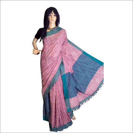 Ladies Khadi Cotton Saree