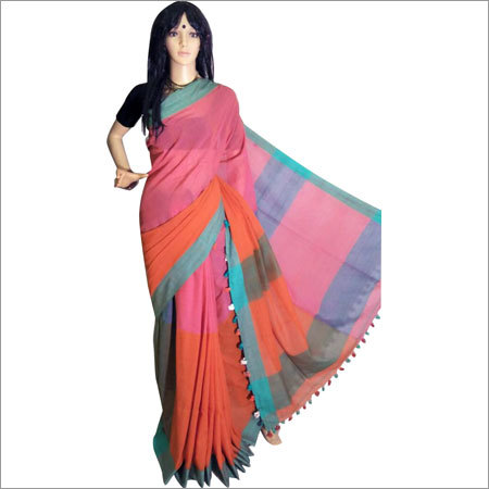 Ladies Terracotta Handwork Saree