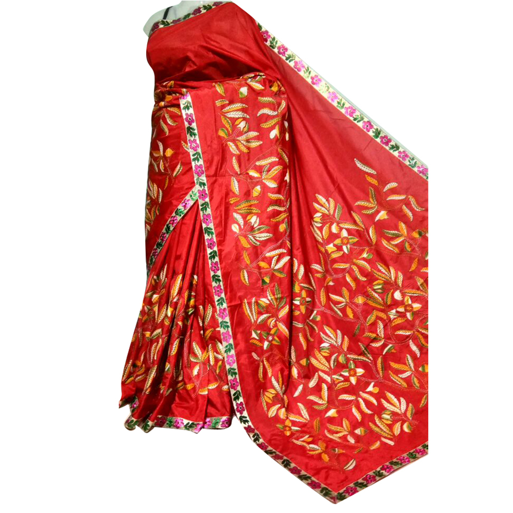 Kantha Stitched Saree